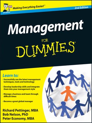cover image of Management For Dummies